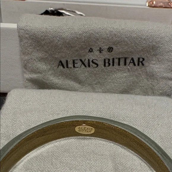 Alexis Bittar tapered bangle bracelet. - Picture 2 of 2